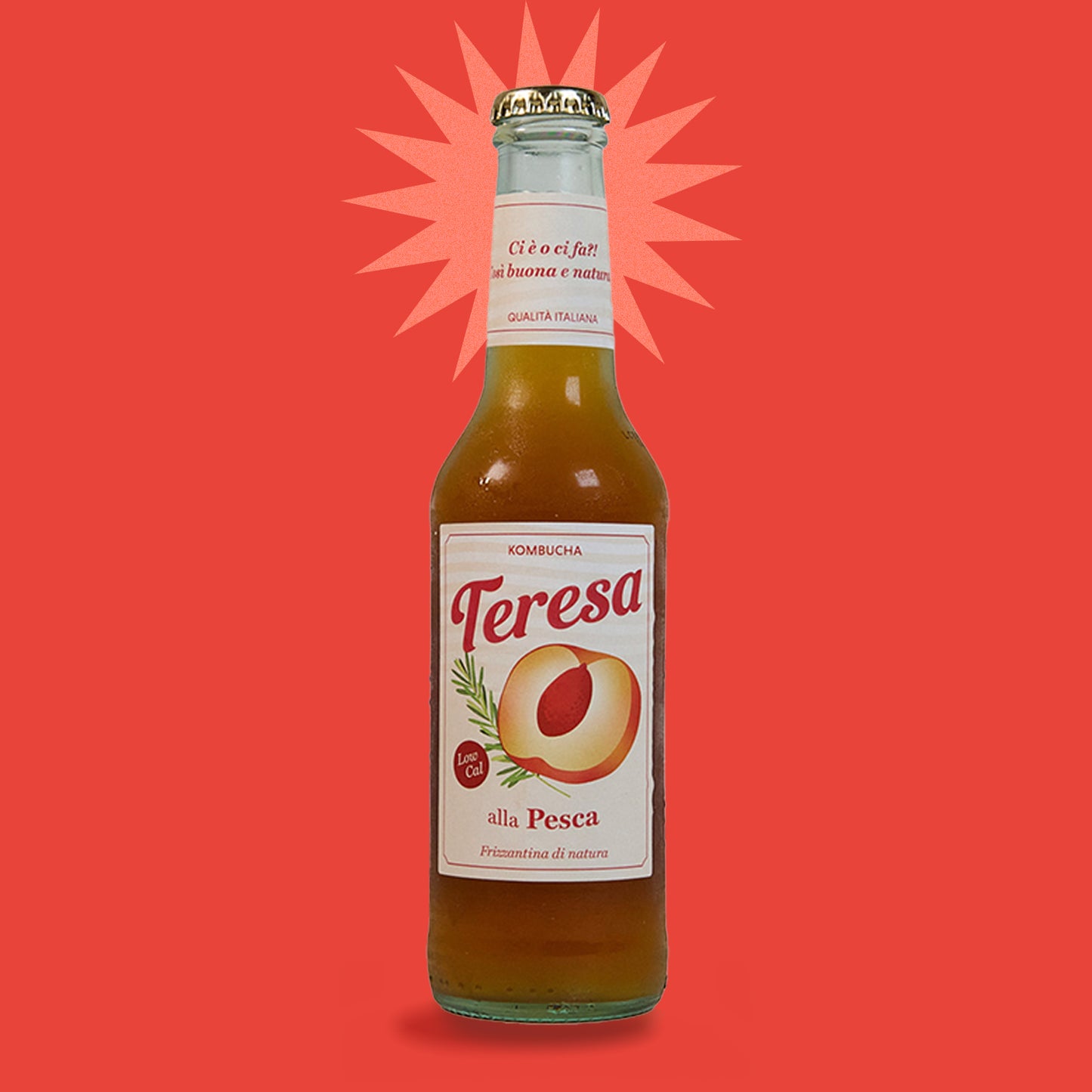 Teresa - kombucha italiana da aperitivo, frizzante, gustosa, analcolica e con postbiotici