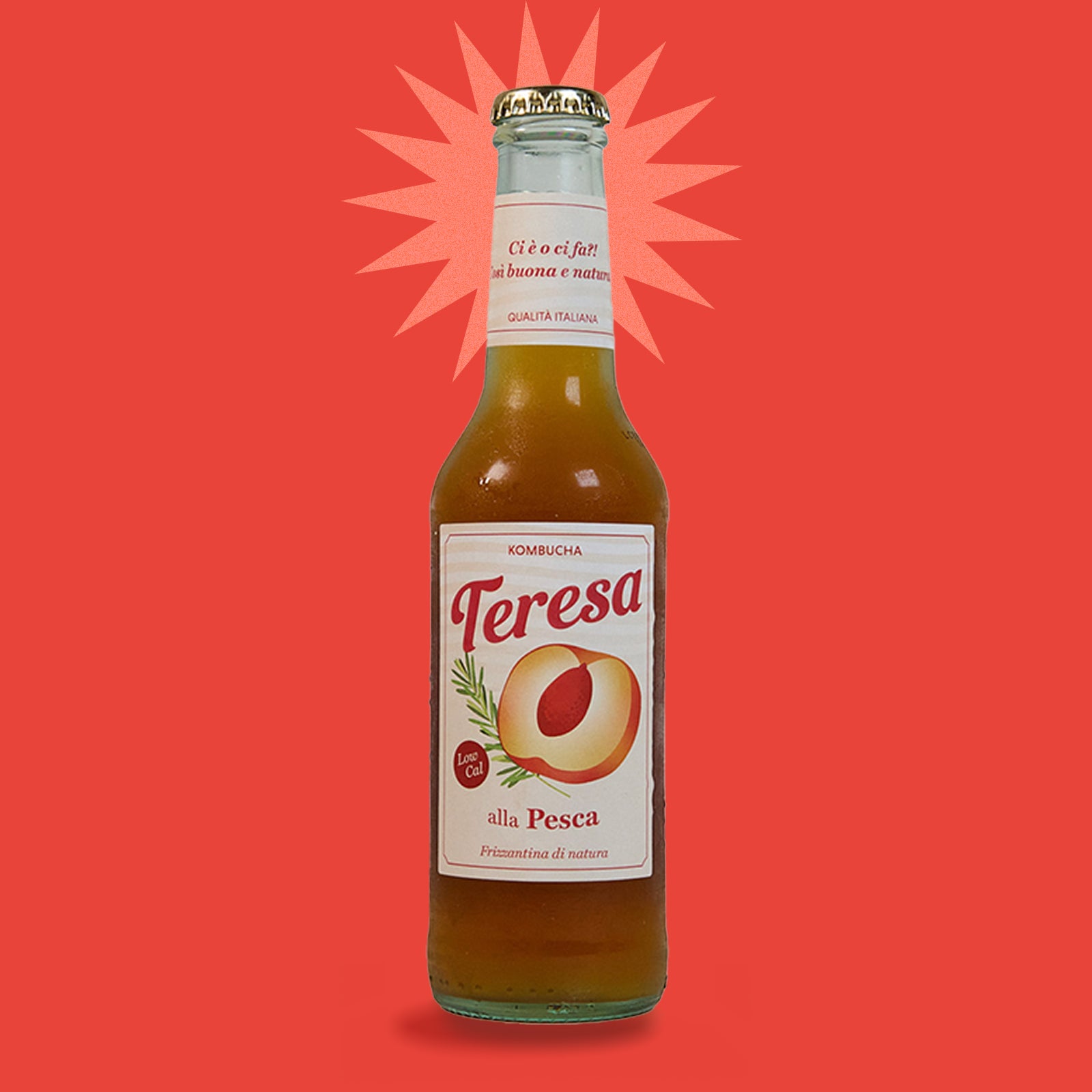 Teresa - kombucha italiana da aperitivo, frizzante, gustosa, analcolica e con postbiotici